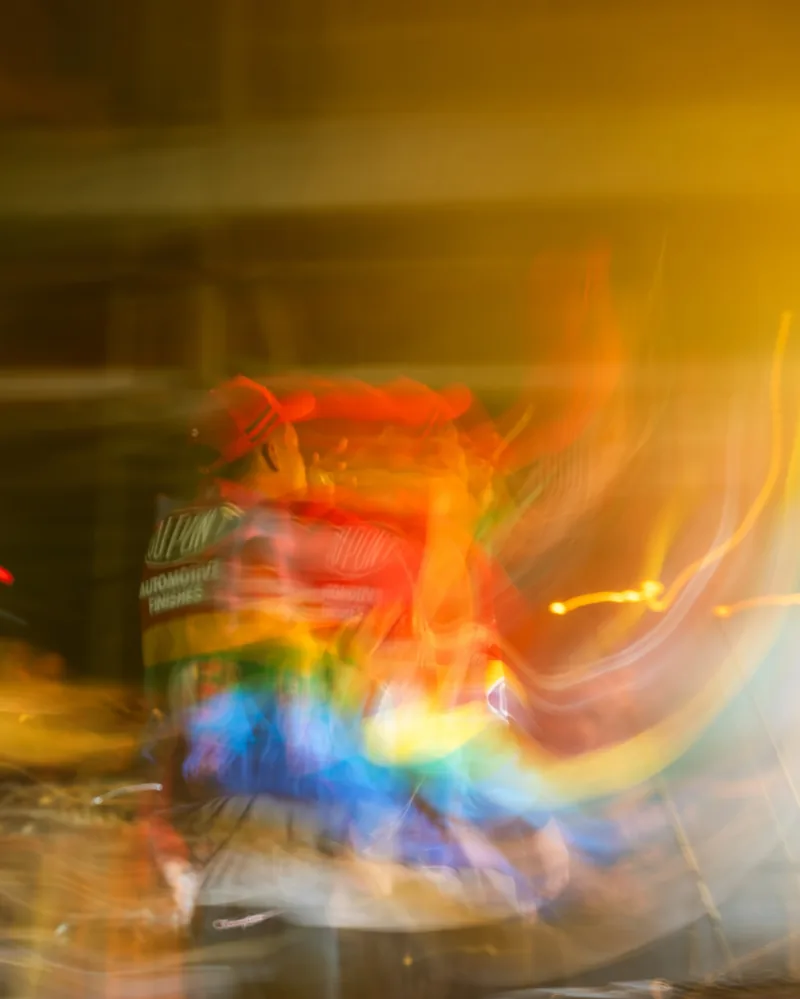 Shutter drag long exposure portrait photography