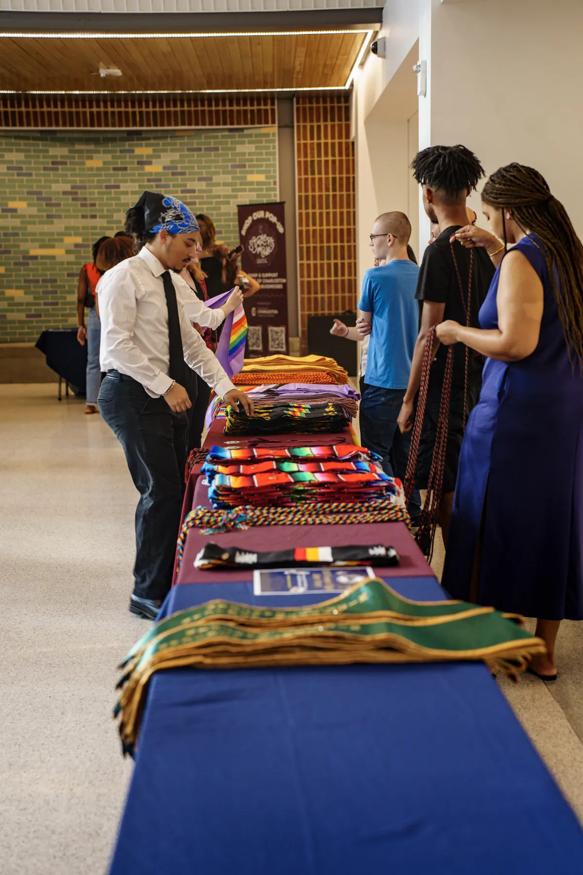 Charleston multicultural student night photography