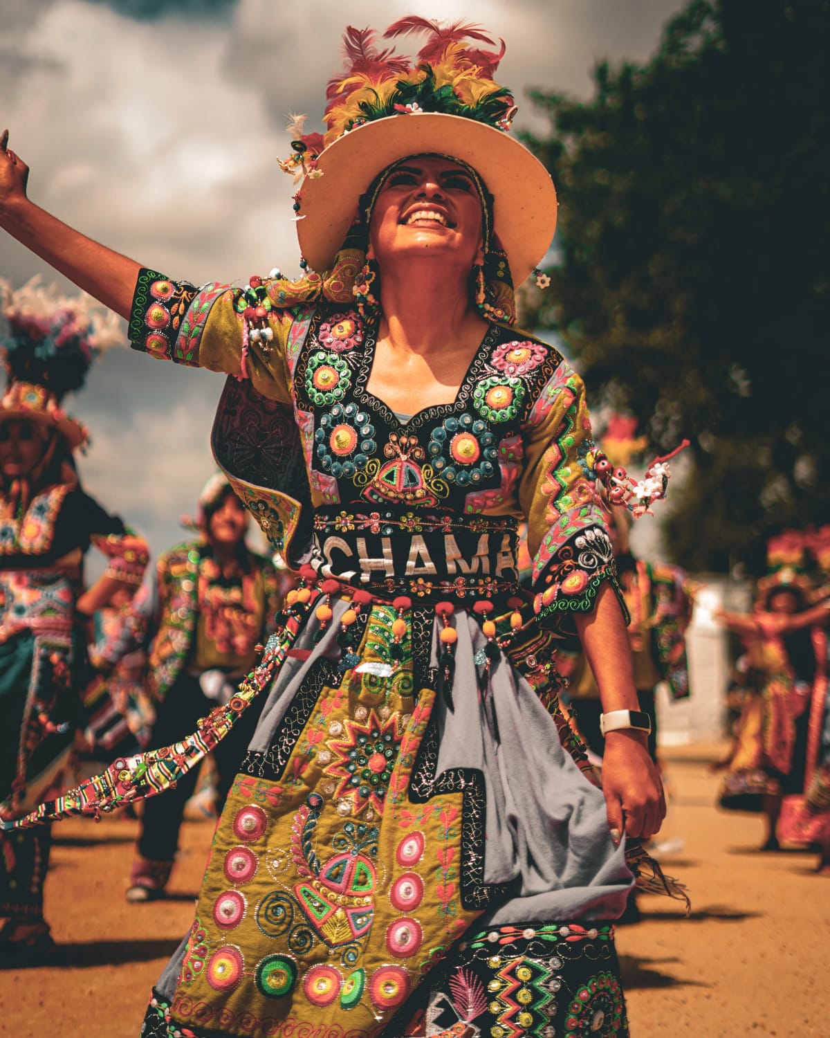 Traditional Latino dance performance at Folklife Festival