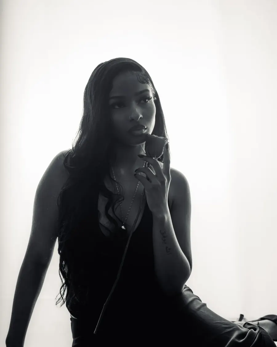 Portrait photography studio session